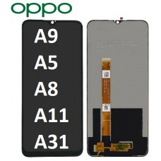 OPPO A9 / A5 / A31 // Realme 5 / 5i / 6i / C3 (2020) LCD and touch screen (Original Service Pack)(NF) [Black] O-106
